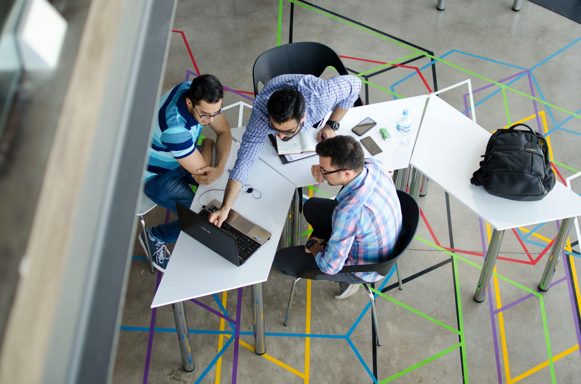 Vantage Labs team members collaborating on technology innovation